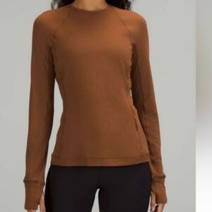 Lululemon Athletica Brown Long Sleeve Shirt (It's Rulu Run)